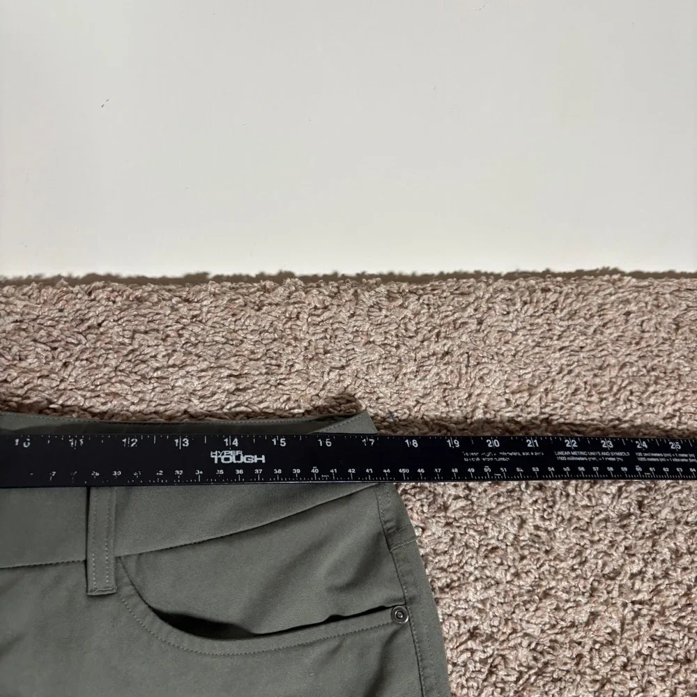 Lululemon Commission Slim-Fit Pant Warpstreme Sage Grey Green LM5AQHS Mens 34
